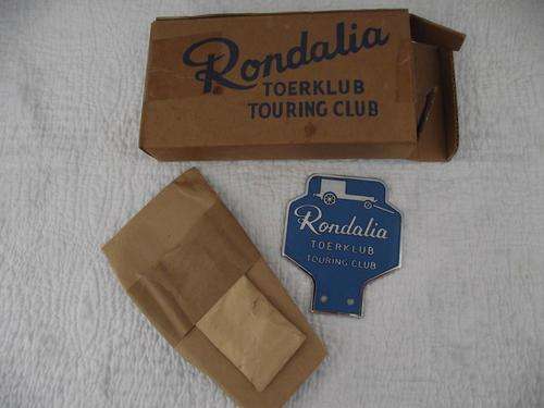 RONDALIA TOURING CLUB CAR BADGE